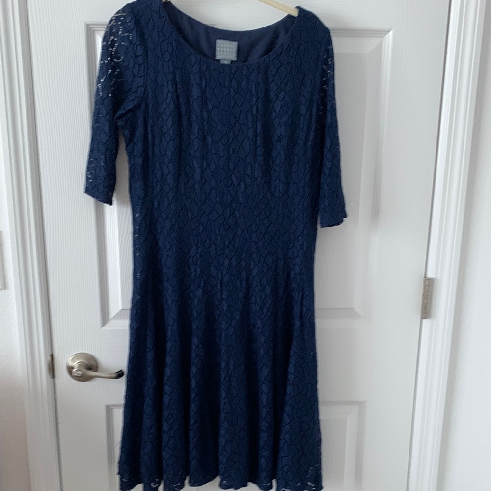 Rabbit Rabbit Rabbit Blue A-Line Cocktail Dress